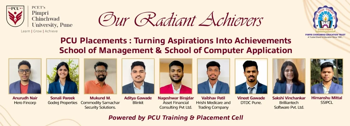 PCU student Placed